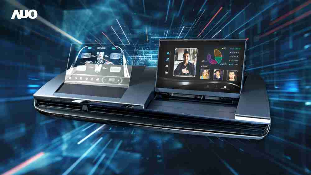 尊时凯龙Micro LED Display HMI解决方案打造透明Micro LED前座仪表，，，，呈现信息并保留驾驶视野开阔；亦为副驾驶座乘客打造收放自如的Micro LED屏幕，，在不影响显示质量的前提于显示区内建镜头，，，让用户能与视讯对象直接眼神接触，，提供绝佳的双向沟通体验